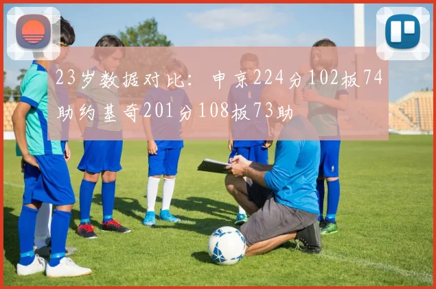 23岁数据对比：申京224分102板74助约基奇201分108板73助